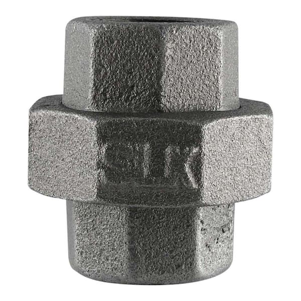 STZ 2 in. Black Iron Union 310 U-2 - The Home Depot