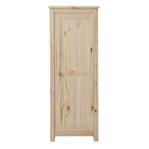 Unfinished Natural Pine Wood Accent Cabinet (48 in. H x 18 in. W x 15 in. D)