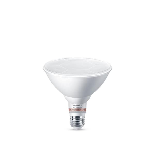 Philips Color and Tunable White PAR38 120W Equivalent Dimmable Smart Wi-Fi WiZ Connected LED Light Bulb