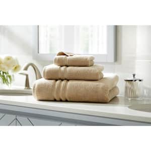 Turkish Cotton Ultra Soft Khaki Hand Towel