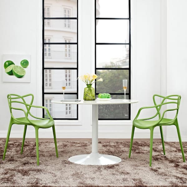 Green Entangled Dining Chairs (Set of 2)