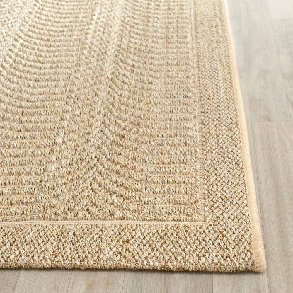 Desert Sand Geometric Wool Runner Rug, 2' x 8'