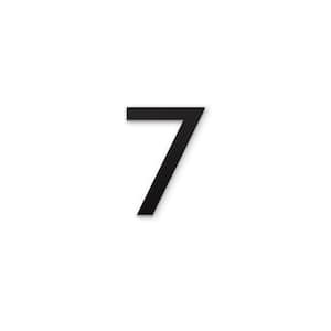 4 in. Magnetic Numbers - Black Number 7