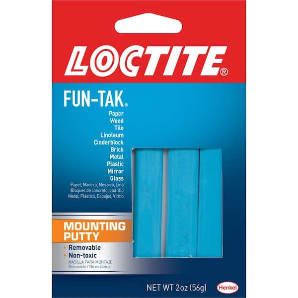 Loctite Fun Tak 2 oz. Mounting Putty (12-Pack) 1270884 - The Home Depot
