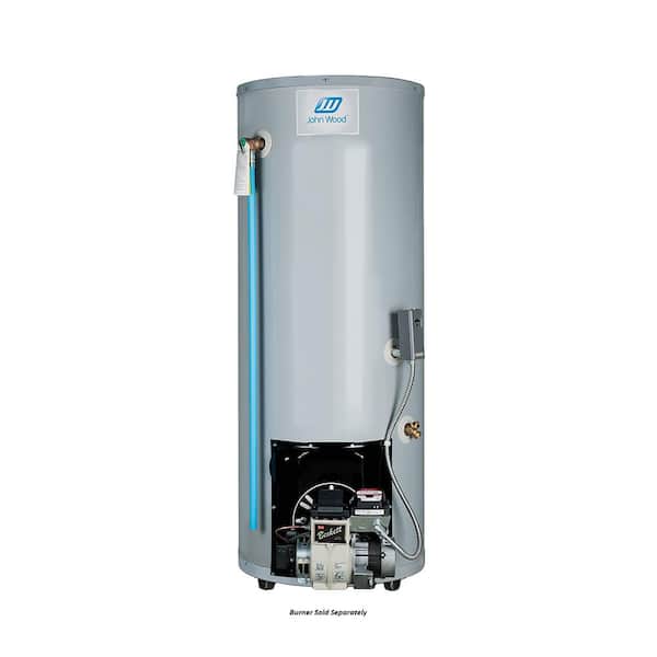 John Wood 30 Gal. Tall Residential Oil-Fired Rear Flue Tank Water Heater Only (Burner Sold Separately)
