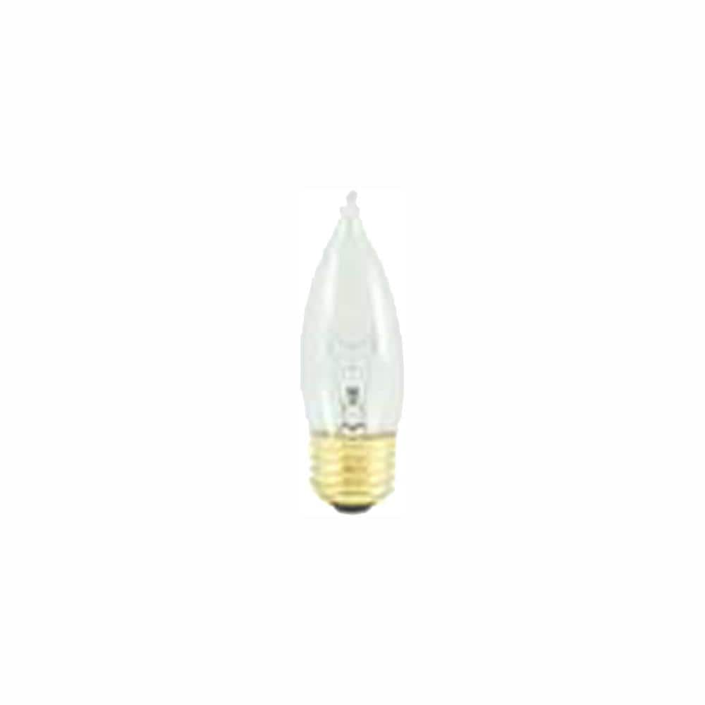 40-Watt Warm White Light CA10 (E26) Medium Screw Base, Clear Dimmable Incan