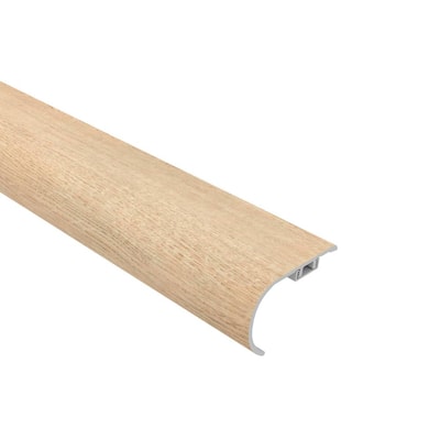 XL Dover Beach 1-9/16 in. T x 2-3/16 in. W x 72-13/16 in. L Vinyl Overlap Stair Nose Molding