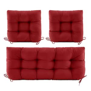 Red outdoor patio cushions sale