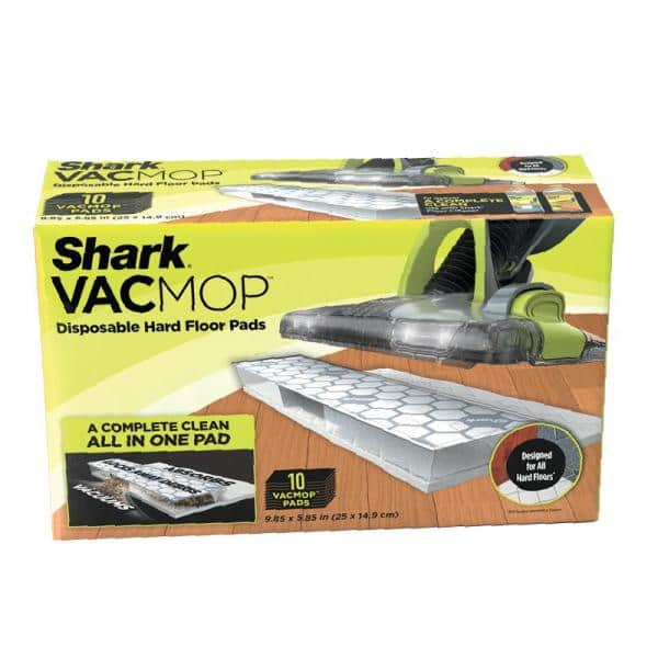 Shark VACMOP Disposable Hard Floor Vacuum and Mop Pads 10-Pack