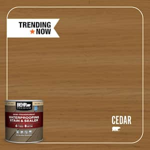 8 oz. #ST-146 Cedar Semi-Transparent Waterproofing Exterior Wood Stain and Sealer Sample