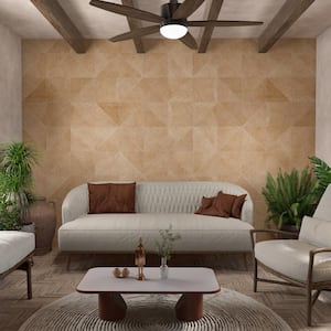Aspdin Rigato Cotto 9-3/4 in. x 9-3/4 in. Porcelain Floor and Wall Take Home Tile Sample