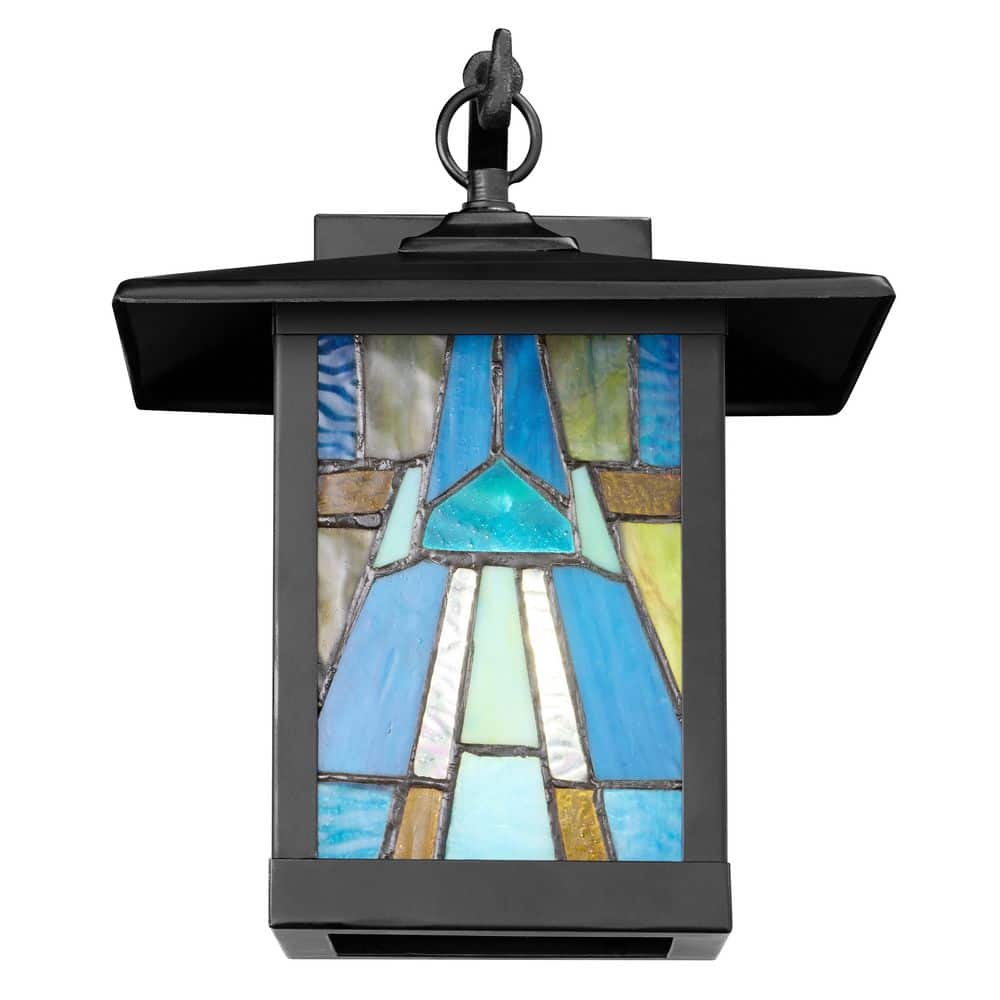 Elegant Bronze Mission-Style Outdoor Wall Lantern Sconce