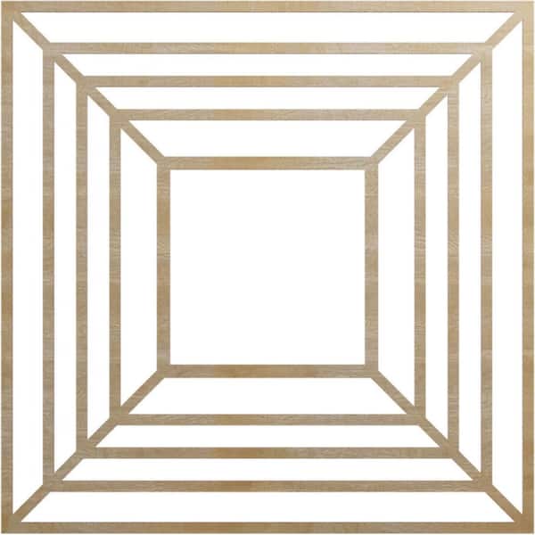 Ekena Millwork 0.25 in. x 40 in. x 40 in. Wood Medallion Moulding
