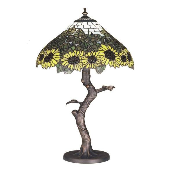 Illumine 1 Light Wild Sunflower Table Lamp