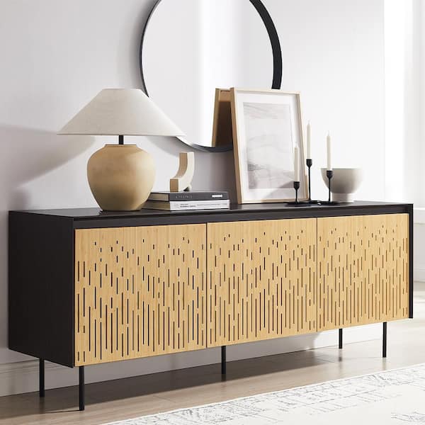 Greenington HANNA Sideboard - Caviar/Wheat
