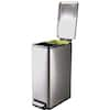 Step N' Sort Slim Design Dual Trash and Recycling Bin, 2 x 6 Gal 900432