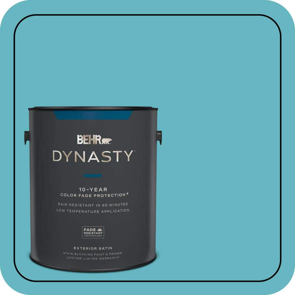 1 gal. #520D-5 Tropical Tide Satin Enamel Exterior Stain-Blocking Paint & Primer price history on PriceWatchPro