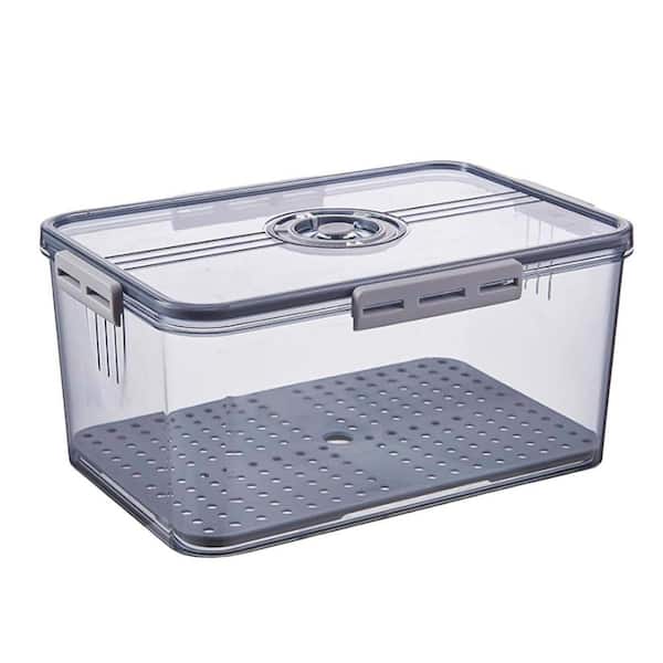 1-Piece Airtight Bread Storage Container with Time Recording Lid, Kitchen Bread Box Set for Homemade Bread, Toast, Bagel