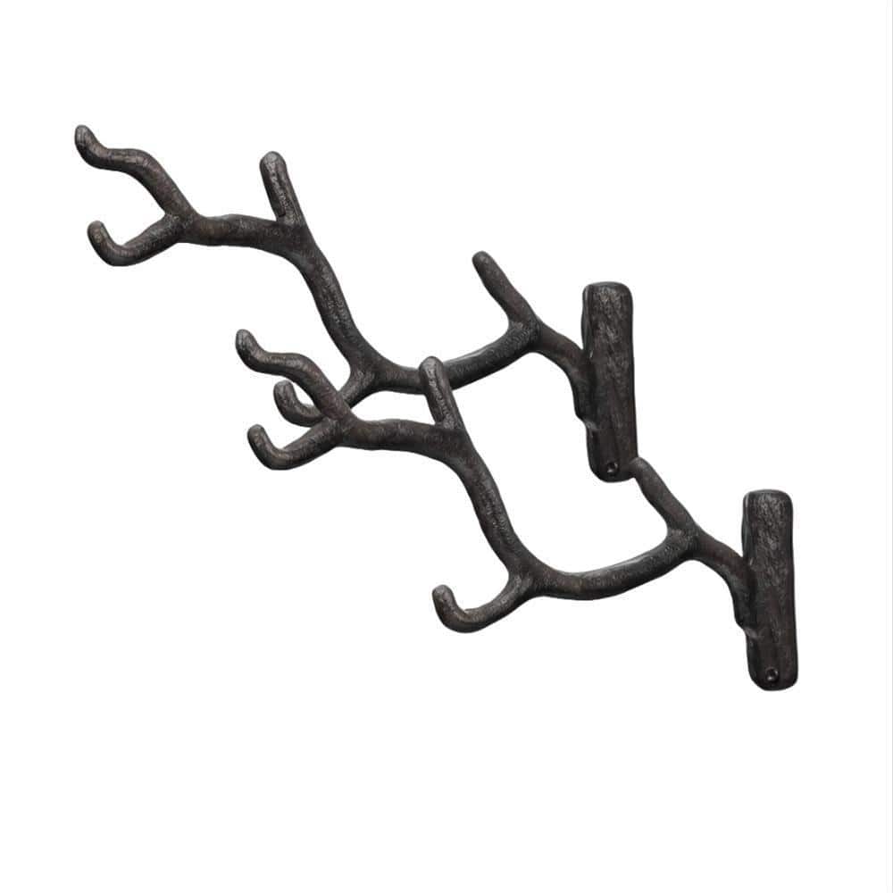 2 Pieces Cast Iron Tree Branch Hanging Plant Hangers YNLIN455 - The ...