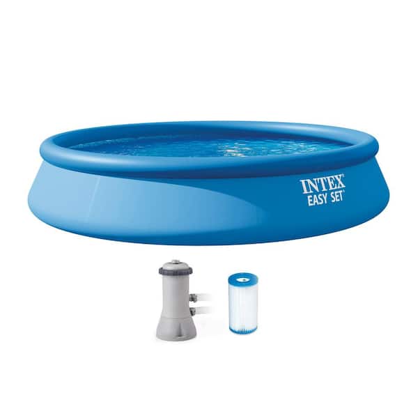 Easy Set 15 ft. Round 33 in. Deep Inflatable Pool Set