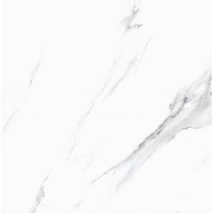 Glossy Calcutta 18 in. x 18 in. Glazed Ceramic Floor and Wall Tile (20.49 sq. ft. (Case)
