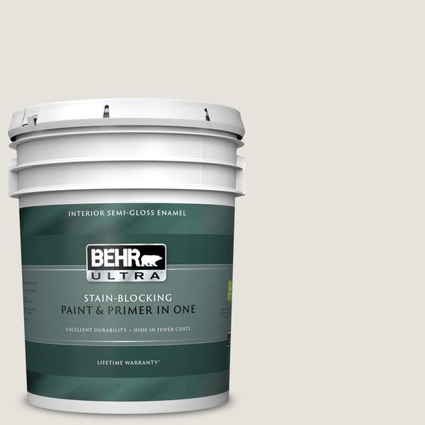 BEHR ULTRA 5 gal. #UL200-11 Polished Semi-Gloss Enamel Interior Paint and Primer in One