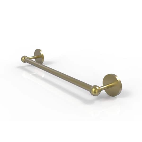 Allied Brass Prestige Skyline Collection 18 in. Towel Bar in Satin Brass