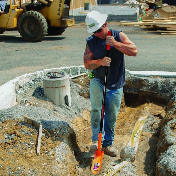 Razor-Back 43 in. Fiberglass Handle Trenching Shovel 47034 - The