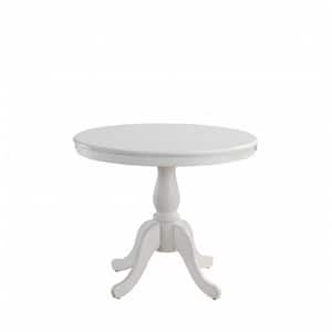 Danielle Brown Wood 36 in. Pedestal Dining Table (Seats 4)