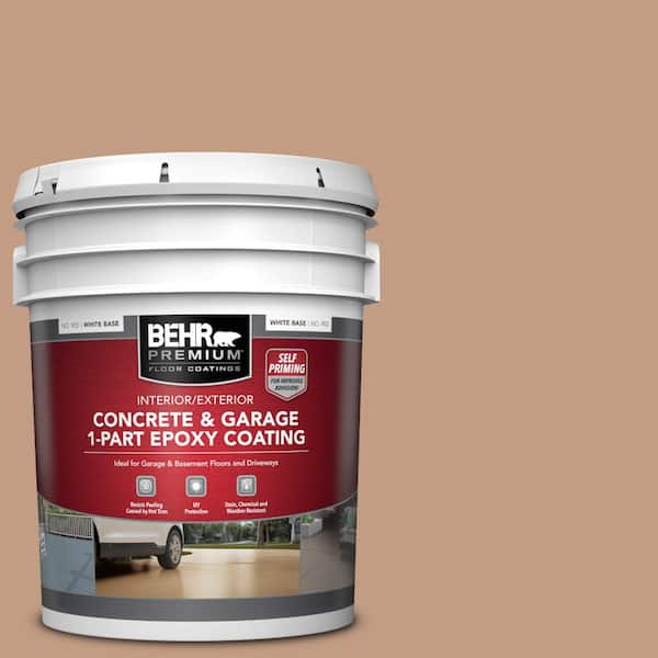 5 gal. #S210-4 Canyon Dusk Self-Priming 1-Part Epoxy Satin Interior/Exterior Concrete and Garage Floor Paint