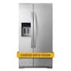 Whirlpool20.6cu.ft.SideBySideRefrigeratorinFingerprintResistantStainlessSteel,CounterDepthWRS571CIHZ-TheHomeDepot