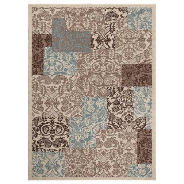 Concord Global Trading Chester Patchwork Soft 5 ft. x 7 ft. Area Rug