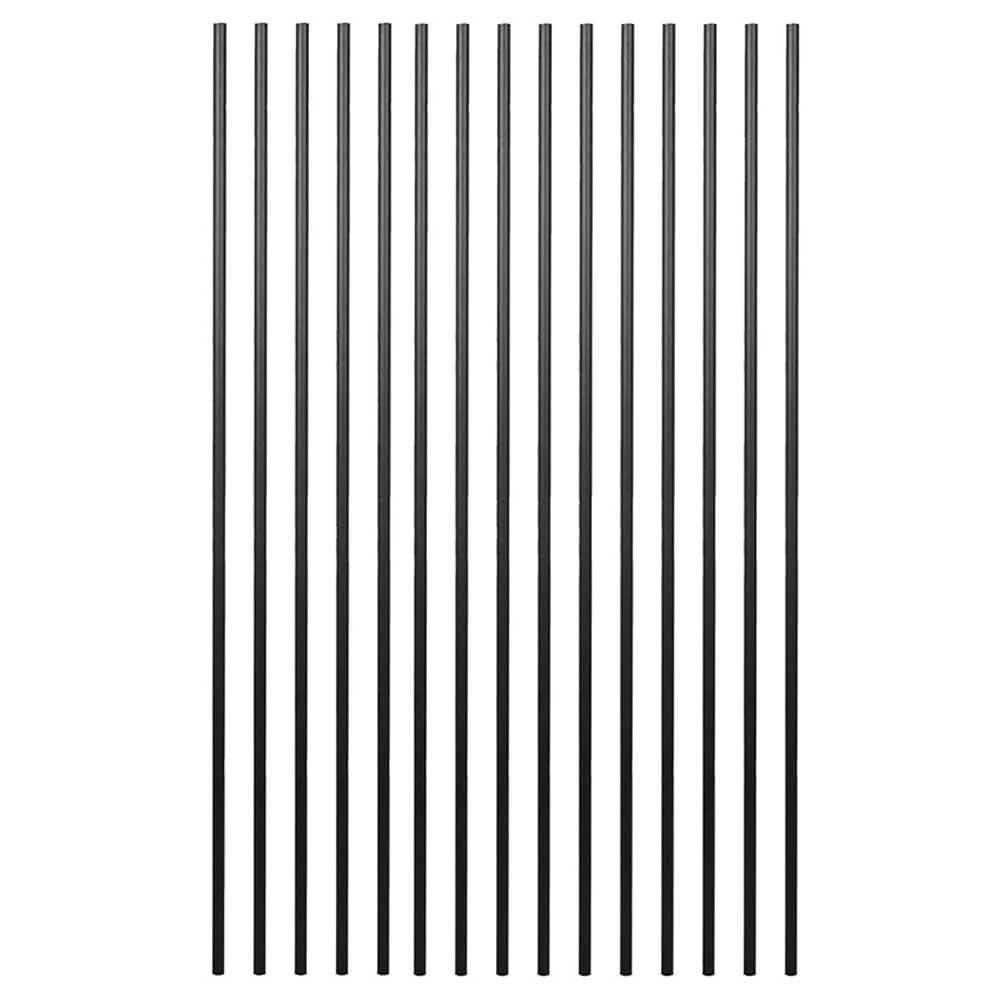 Hollow Classic Round Iron Balusters 44 x 5/8 Satin Black Staircase Interior 15-Pack price history on PriceWatchPro