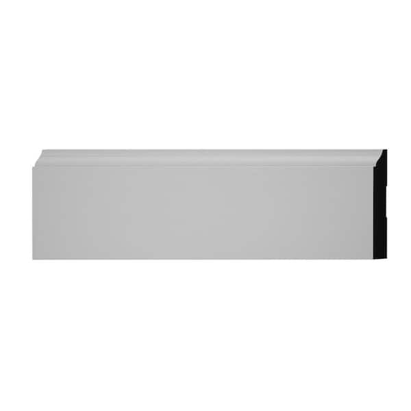 Ekena Millwork WM620 0.5625 in. D x 4.25 in. W x 6 in. L Wood (Finger-Joint Pine) Baseboard Moulding Sample