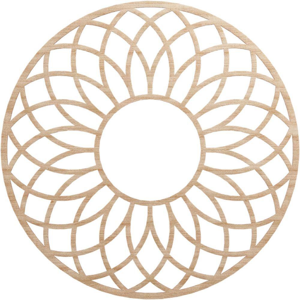 0.375 in. x 40 in. x 40 in. Wood Medallion Moulding price history on PriceWatchPro