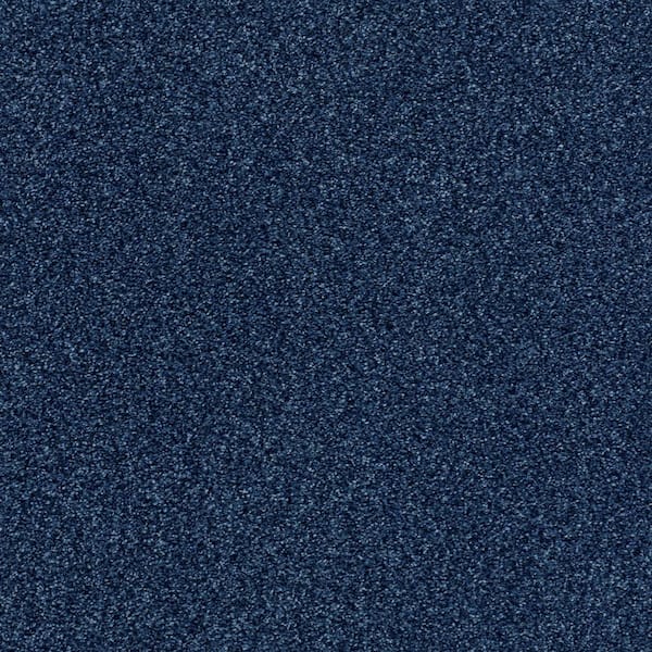 Lifeproof 8 in. x 8 in. Texture Carpet Sample - Karma II - Color Denim