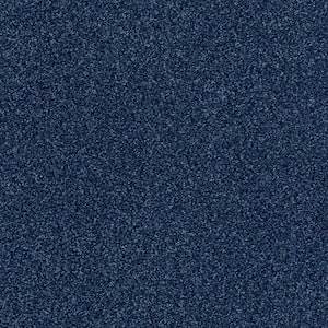 Karma I - Denim - Blue 41.2 oz. Nylon Texture Installed Carpet