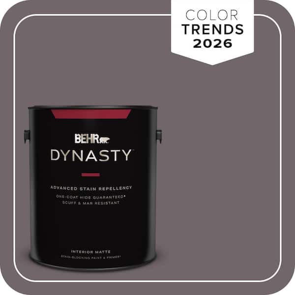 BEHR DYNASTY 1 gal. #N570-5 Curtain Call Matte Interior Stain-Blocking Paint & Primer