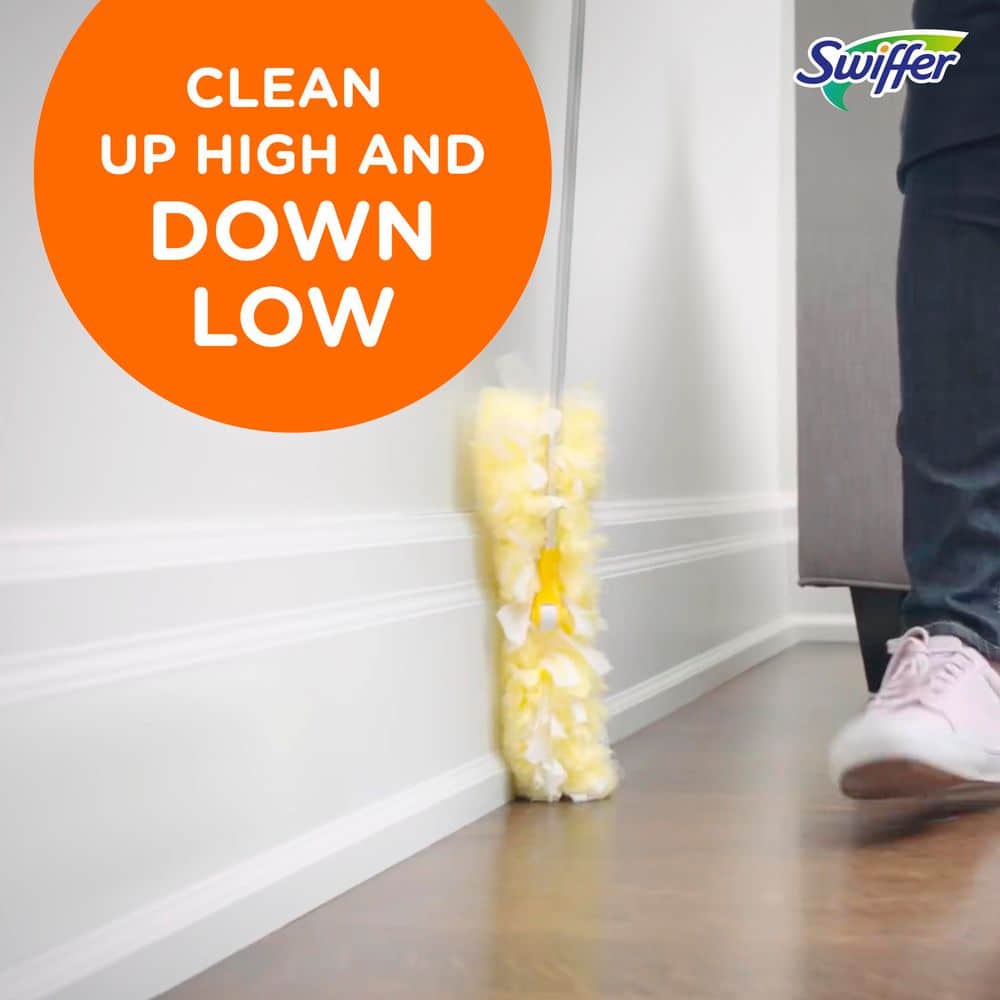 Swiffer Heavy Duty 6ft Extendable Yellow Microfiber Duster Kit
