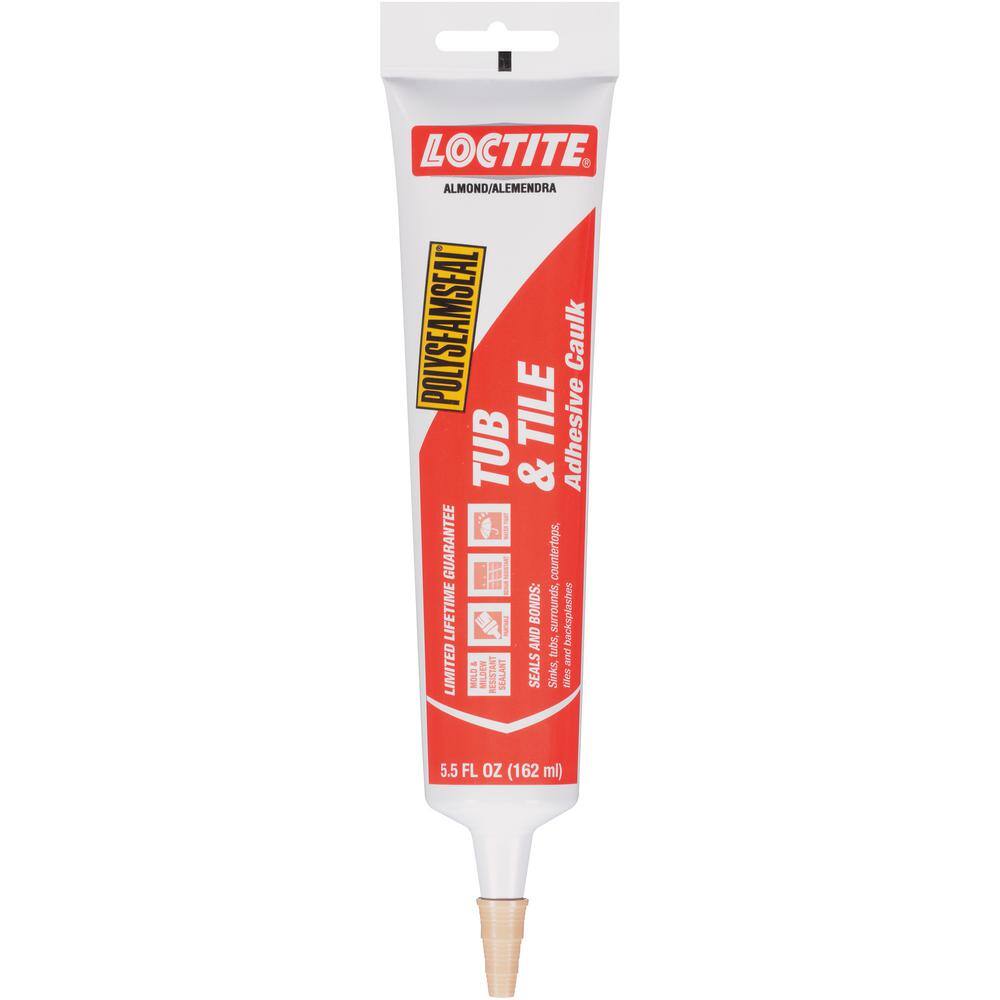 Loctite Polyseamseal 5.5 fl. oz. Almond Bathroom Tub and Tile Adhesive