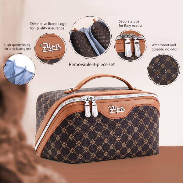 high quality makeup travel bag BELLA Meet BELLA Wudkey Large Capacity 3 Piece