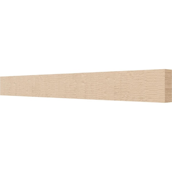 Ekena Millwork 2-in. x 4-in. x 36-in. Block Woodgrain, Primed Tan Timberthane Polyurethane Rafter Tail Brace