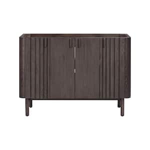 Blakely 48 in. W x 21 in. D x 34 in. H Bath Vanity Cabinet without Top in Brown Oak Finish