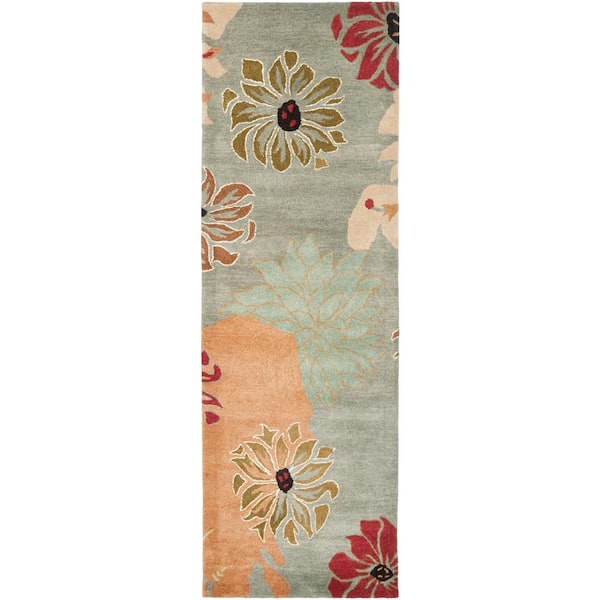 SAFAVIEH Metro Multi 3 ft. x 8 ft. Floral Runner Rug