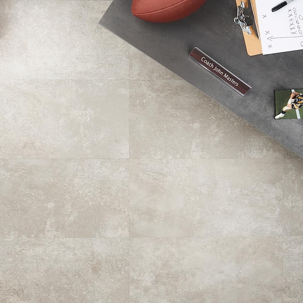 Revive Mountain Dusk 12MIL x 12.4 in. W x 24 in. L Glue Down Waterproof Luxury Vinyl Plank Flooring (42 sqft/case)