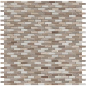 Arctic Storm 12.13 in. x 12.75 in. Honed Marble Look Floor and Wall Tile 0.98 sq. ft./Each