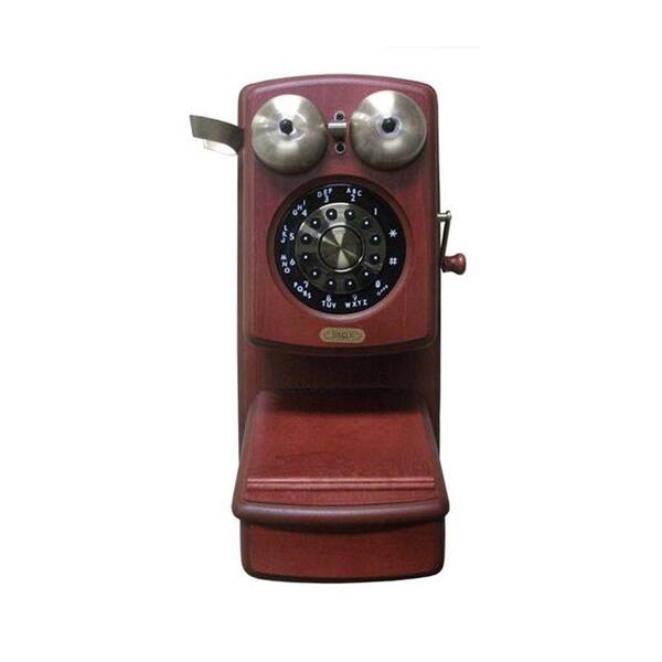 Golden Eagle Country Wood Corded Phone - Mahogany