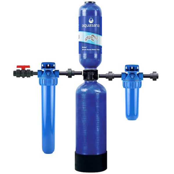 Aquasana Rhino Series 4-Stage 600,000 gal Whole House Water Dispenser Filtration System with 20 in. Pre-Filter