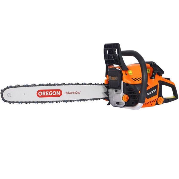 Huluwat Orange 52 cc 2-Cycle Gasoline Chain Saw with 20 in. OREGON