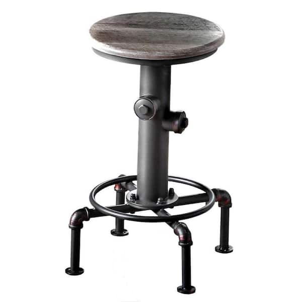William's Home Furnishing Foskey Antique Black Counter Height Chair